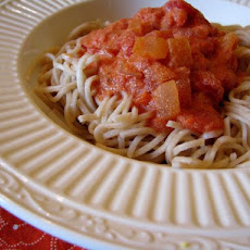 Whole Wheat Pasta and Light Vodka Sauce