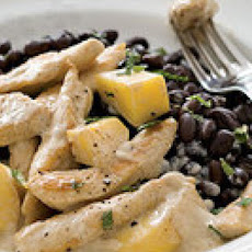 Coconut Mango Chicken with Black Beans
