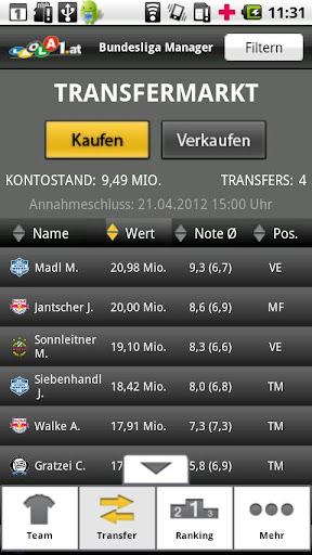 【免費體育競技App】LAOLA1 Bundesliga Manager-APP點子