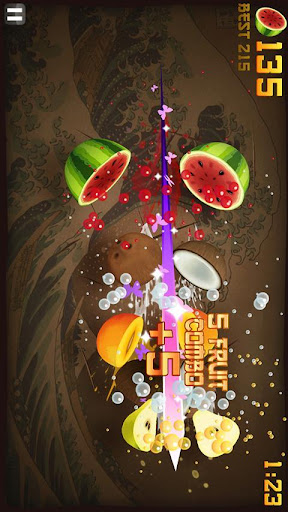 fruit-ninja-thd-free for android screenshot