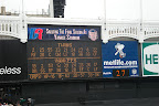 Last season at Yankee Stadium