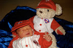 With the Phillies teddy bear