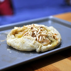 Baked Brie with Caramelized Pears, Shallots and Thyme