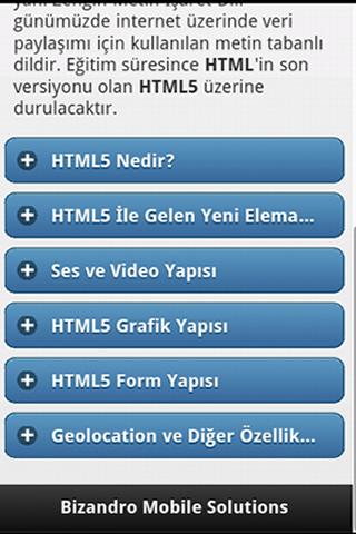 HTML5 Eğitimi