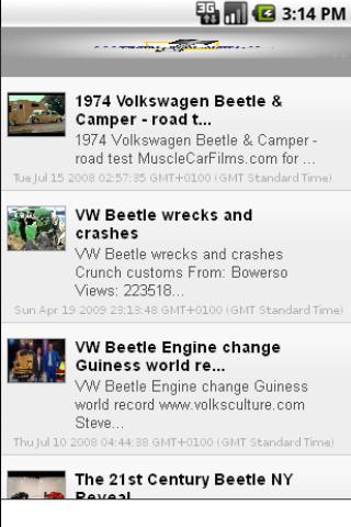 VW Beetle Fan App