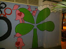 Hearts and Leaves Mural