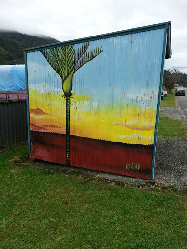 Nikau Mural Bus Stop