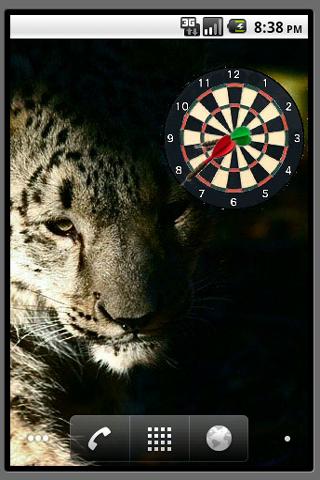 Dart Board Clock Widget