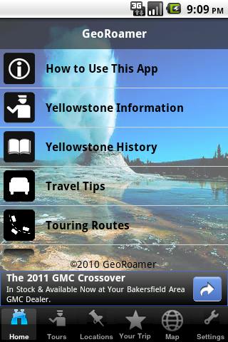 GeoRoamer Yellowstone