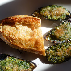 Mussels with Snail Butter ~ Moules a l'Escargot