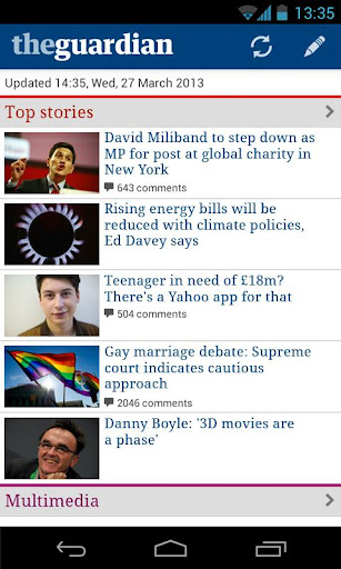 the-guardian for android screenshot