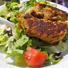 Sam's Coconut Crab Cakes with Coconut Basil Mayonnaise