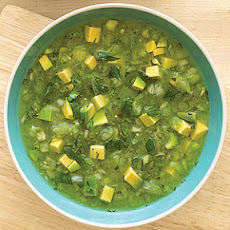 Mexican Tomatillo Avocado Soup