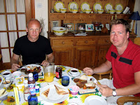 Frukost p� Bed and Breakfast i Port Ellen