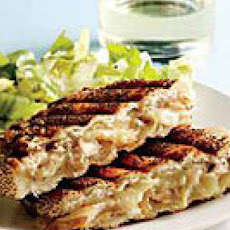 Chicken-and-Pear Panini with Shredded Escarole