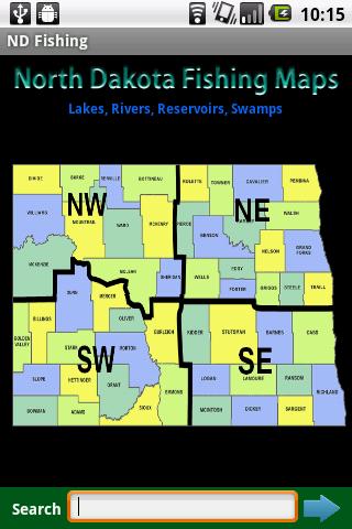 North Dakota Fishing Maps - 2K