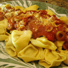 Pasta With Tofu Ricotta and Tomato Sauce