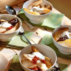 Roasted Pears and Dried Fruit