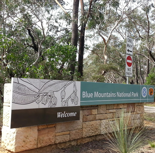 Blue Mountains National Park Sign