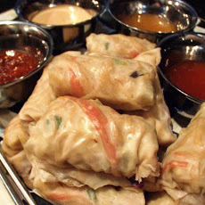Easy Krab Egg Rolls (Baked Low-Fat)