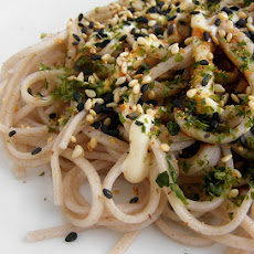 Soba Noodles With Sesame Seeds