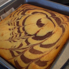 Marbled Chocolate Orange Cake