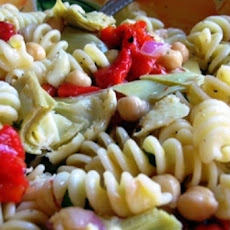 Vegan Artichoke Pasta Salad
