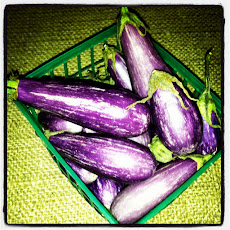 Fairy Tale Eggplant Saute with Polenta