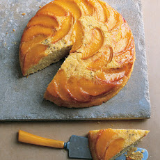 Peach and Cornmeal Upside-Down Cake