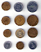 Monedas Lote De 12 Monedas