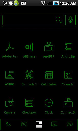 LightWorks Green ADW Theme