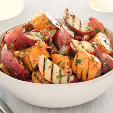 Grilled Potato Salad With Bacon-Scallion Vinaigrette