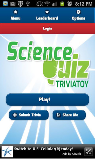 Science Quiz Trivia Toy
