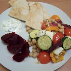 Warm Chickpea Salad