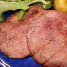 Doreen's Ham Slices on the Grill