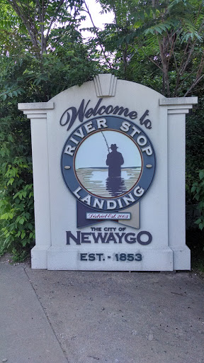 Welcome To Newaygo Sign