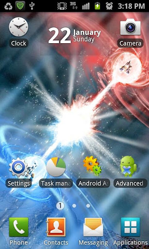 Energy Blast Live Wallpaper