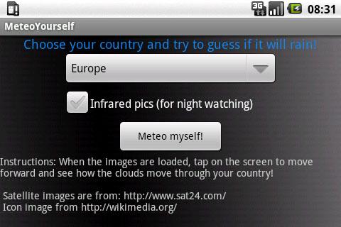meteoyourself for android screenshot