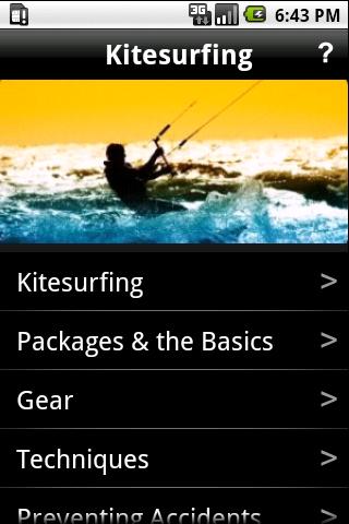 Kitesurfing