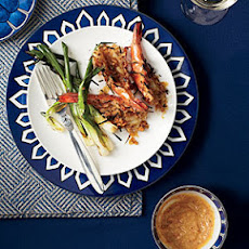 Grilled Jumbo Shrimp with Kimchi-Miso Butter