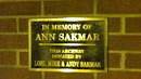 Ann Sakmar Memorial Archway