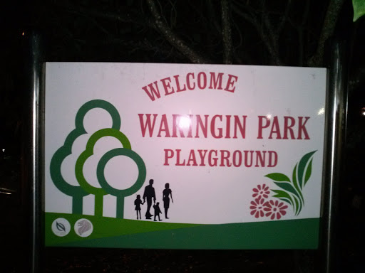 Waringin Park Welcome Sign