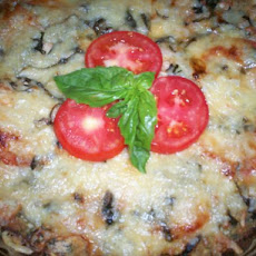 Zucchini Crust Tomato Basil Tart
