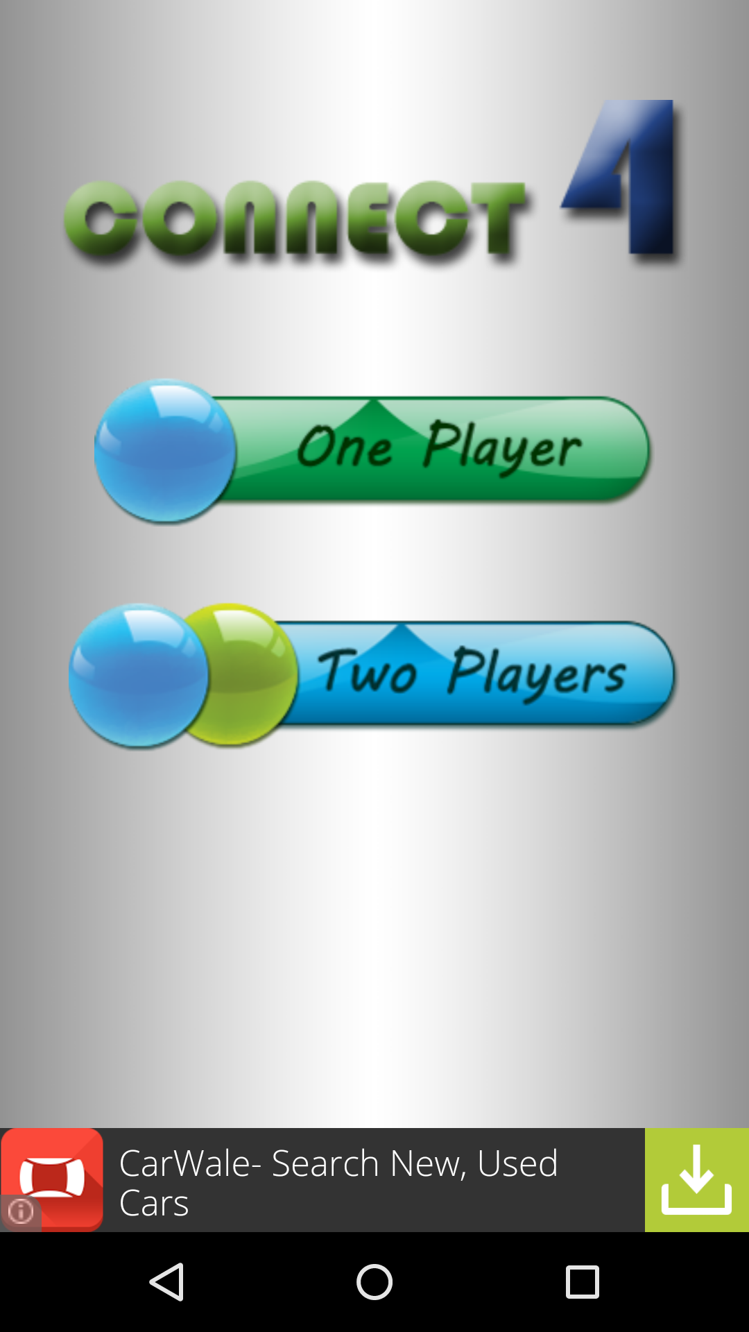 Android application Connect Four screenshort