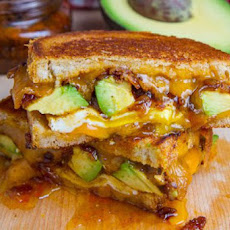 Bacon Jam and Avocado Grilled Cheese Sandwich
