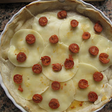 Asparagus and Chorizo Quiche