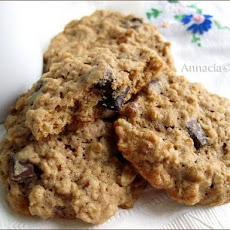 Diabetic Oatmeal Cookies With Chocolate Chunks and Candied Ginge