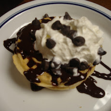 Banana Chocolate Chip Waffles