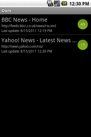 Ours RSS Reader