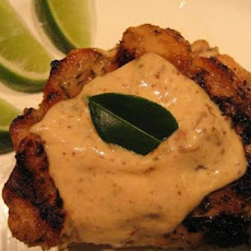 Garlic-Lime Chicken Wings With Chipotle Mayonnaise